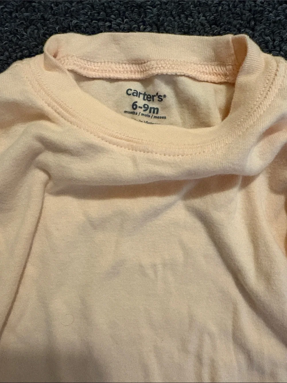Carter's Peach Hooded One-Piece Halloween Costume